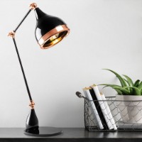 Veioză birou Opviq Yıldo 7015 Black/Copper