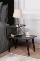 Noptieră Hanah Home Cross Anthracite