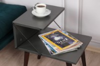 Noptieră Hanah Home Cross Anthracite imaginea #4 — magazin online Desire.md