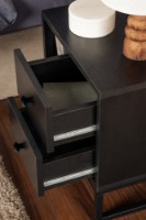 Noptieră Hanah Home Glimmer Wood Black/Black imaginea #4 — magazin online Desire.md