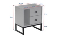 Noptieră Hanah Home Glimmer Wood Black/Black imaginea #8 — magazin online Desire.md
