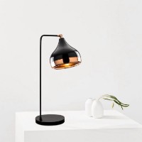 Veioză birou Opviq Yıldo 6896 Black/Copper