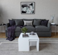Набор журнальных столиков Hanah Home Ortanca White