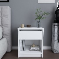 Noptieră Hanah Home Sheridan White imaginea #1 — magazin online Desire.md