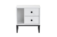 Noptieră Hanah Home Glimmer White/Black imaginea #5 — magazin online Desire.md