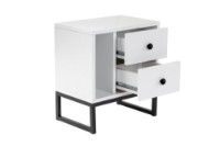 Noptieră Hanah Home Glimmer White/Black imaginea #7 — magazin online Desire.md