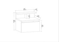 Noptieră Hanah Home Alice Oak imaginea #6 — magazin online Desire.md