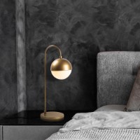 Настольная лампа Opviq Horn 12202 Gold
