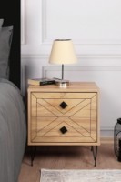 Noptieră Hanah Home Luna Pine