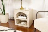Noptieră Hanah Home Lorin Traverten Marble Sandstone imaginea #7 — magazin online Desire.md
