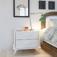 Noptieră Hanah Home Andaz White