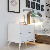 Noptieră Hanah Home Andaz White imaginea #2 — magazin online Desire.md