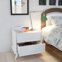 Noptieră Hanah Home Andaz White imaginea #3 — magazin online Desire.md