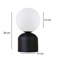 Настольная лампа Opviq 241644 Black фото №3 — интернет-магазин Desire.md