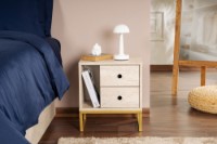 Noptieră Hanah Home Glimmer Travertine/Gold imaginea #3 — magazin online Desire.md