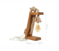 Veioză birou Opviq KN13 Brown/Gold imaginea #2 — magazin online Desire.md