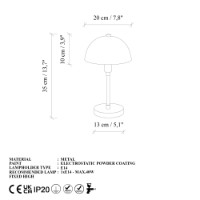 Veioză birou Opviq Togg Antique imaginea #8 — magazin online Desire.md