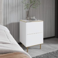 Noptieră Hanah Home Imaj Marble/White/Gold imaginea #2 — magazin online Desire.md
