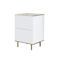 Noptieră Hanah Home Imaj Marble/White/Gold imaginea #5 — magazin online Desire.md