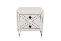 Noptieră Hanah Home Luna White imaginea #6 — magazin online Desire.md