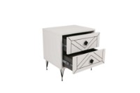 Noptieră Hanah Home Luna White imaginea #11 — magazin online Desire.md