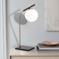 Veioză birou Opviq Yıldız 4021 Gold/Black