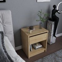 Noptieră Hanah Home Sheridan Oak imaginea #2 — magazin online Desire.md