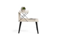 Noptieră Hanah Home Cross Black/Travertine imaginea #4 — magazin online Desire.md