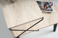 Noptieră Hanah Home Cross Black/Travertine imaginea #5 — magazin online Desire.md