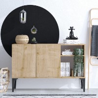 Тумба Hanah Home Oscar Dec0073 Sapphire Oak/Black