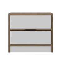 Noptieră Hanah Home Elina 8171 Walnut/White imaginea #5 — magazin online Desire.md