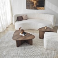 Набор журнальных столиков Hanah Home Ballare Set Walnut фото №3 — интернет-магазин Desire.md