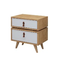 Noptieră Hanah Home Leija Oak/White imaginea #3 — magazin online Desire.md