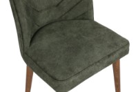 Комплект для столовой Hanah Home Dallas 558 V2 Walnut/Dark Green фото №8 — интернет-магазин Desire.md