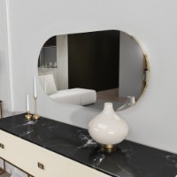 Зеркало Hanah Home Riors Transparent/Gold фото №7 — интернет-магазин Desire.md