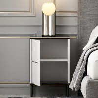 Noptieră Hanah Home Imaj White/Black/Gold imaginea #6 — magazin online Desire.md