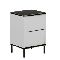 Noptieră Hanah Home Imaj White/Black/Gold imaginea #9 — magazin online Desire.md