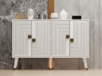 Dulăpior Hanah Home Ahart White/Gold