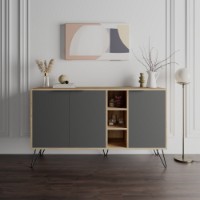 Тумба Hanah Home Clara Oak/Anthracite