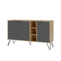 Тумба Hanah Home Clara Oak/Anthracite фото №3 — интернет-магазин Desire.md