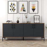 Тумба Hanah Home Kiev Walnut/Anthracite