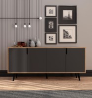 Тумба Hanah Home Latina Modern 180 Sapphire Oak/Anthracite