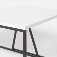 Set măsuţe cafea Hanah Home Pal Orta Sehpa White/Black imaginea #6 — magazin online Desire.md