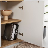 Тумба Hanah Home Arista White/Cadiz Oak фото №4 — интернет-магазин Desire.md