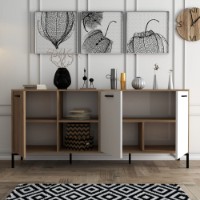Dulăpior Hanah Home Aurora 1634 Oak/White imaginea #3 — magazin online Desire.md