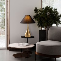 Veioză birou Opviq Luna Gold/Black imaginea #2 — magazin online Desire.md