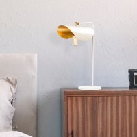 Veioză birou Opviq Sivani MR-844 White/Gold imaginea #3 — magazin online Desire.md