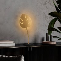 Veioză birou Opviq Leaf Gold/Black imaginea #2 — magazin online Desire.md