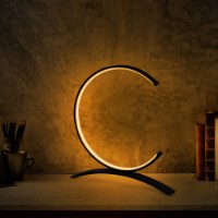 Veioză birou Opviq Moon Black