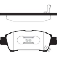 Set placute frână HI-Q SP1423 imaginea #2 — magazin online Desire.md